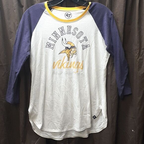 '47 Tops - '47 Minnesota Vikings half sleeve women's small